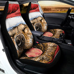 Santa Labrador Retriever Print Universal Fit Car Seat Covers