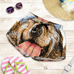 Santa Labrador Retriever Print Women's Shorts