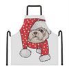 Santa Shih Tzu Print Apron