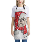 Santa Shih Tzu Print Apron