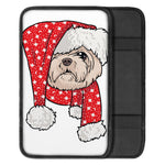 Santa Shih Tzu Print Car Center Console Cover