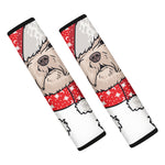 Santa Shih Tzu Print Car Seat Belt Covers