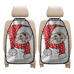 Santa Shih Tzu Print Car Seat Organizers