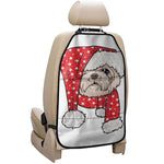 Santa Shih Tzu Print Car Seat Organizers