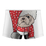 Santa Shih Tzu Print Men's Boxer Briefs