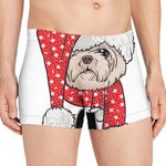Santa Shih Tzu Print Men's Boxer Briefs