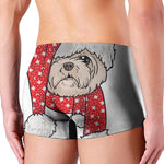 Santa Shih Tzu Print Men's Boxer Briefs