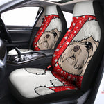 Santa Shih Tzu Print Universal Fit Car Seat Covers