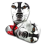 Santa Siberian Husky Print Boxing Gloves