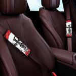 Santa Siberian Husky Print Car Seat Belt Covers