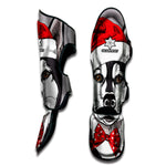 Santa Siberian Husky Print Muay Thai Shin Guard