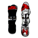 Santa Siberian Husky Print Muay Thai Shin Guard