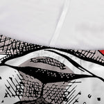 Santa Siberian Husky Print Sofa Cover