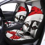 Santa Siberian Husky Print Universal Fit Car Seat Covers