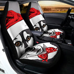 Santa Siberian Husky Print Universal Fit Car Seat Covers