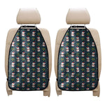 Santa Snowman Pattern Print Car Seat Organizers