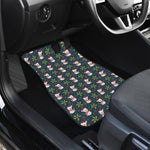 Santa Snowman Pattern Print Front and Back Car Floor Mats