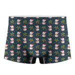 Santa Snowman Pattern Print Men's Boxer Briefs