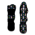 Santa Snowman Pattern Print Muay Thai Shin Guard