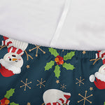 Santa Snowman Pattern Print Sofa Cover