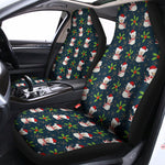Santa Snowman Pattern Print Universal Fit Car Seat Covers