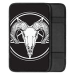 Satan Goat Skull Pentagram Print Car Center Console Cover