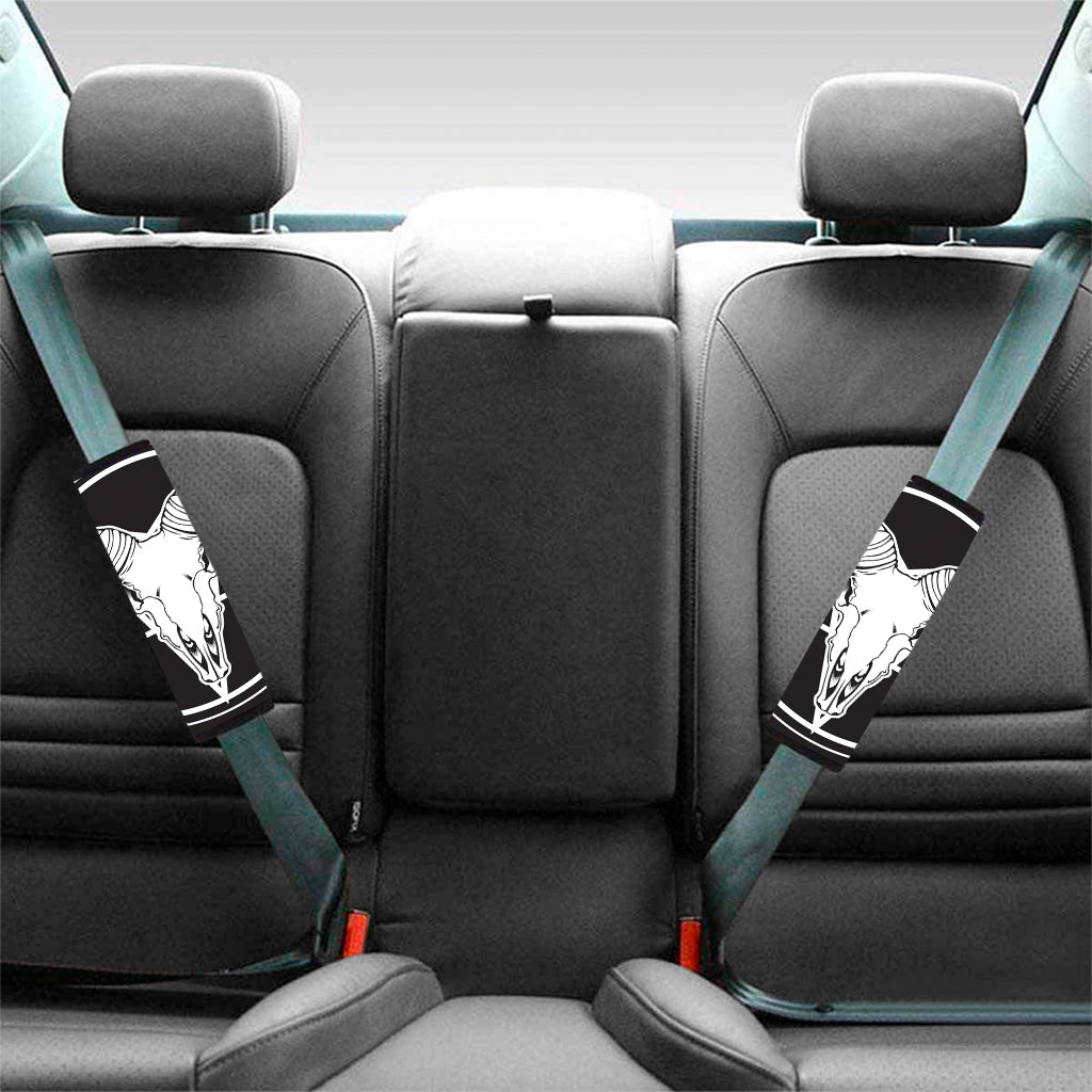 Satan Goat Skull Pentagram Print Car Seat Belt Covers