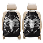Satan Goat Skull Pentagram Print Car Seat Organizers