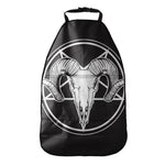 Satan Goat Skull Pentagram Print Car Seat Organizers