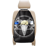 Satan Goat Skull Pentagram Print Car Seat Organizers