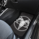 Satan Goat Skull Pentagram Print Front Car Floor Mats