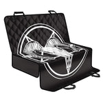 Satan Goat Skull Pentagram Print Pet Car Back Seat Cover