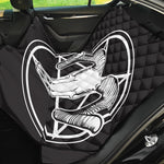 Satan Goat Skull Pentagram Print Pet Car Back Seat Cover