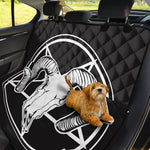 Satan Goat Skull Pentagram Print Pet Car Back Seat Cover