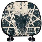 Satan Goat Skull Symbol Print Car Headrest Covers
