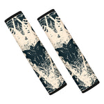 Satan Goat Skull Symbol Print Car Seat Belt Covers