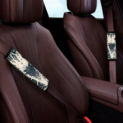 Satan Goat Skull Symbol Print Car Seat Belt Covers