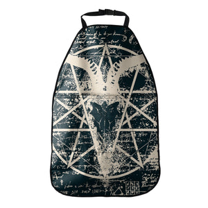 Satan Goat Skull Symbol Print Car Seat Organizers