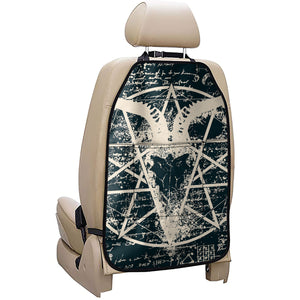 Satan Goat Skull Symbol Print Car Seat Organizers