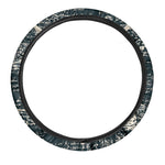 Satan Goat Skull Symbol Print Car Steering Wheel Cover