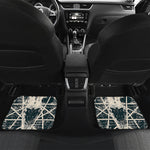 Satan Goat Skull Symbol Print Front and Back Car Floor Mats