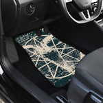 Satan Goat Skull Symbol Print Front and Back Car Floor Mats
