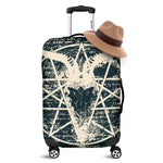 Satan Goat Skull Symbol Print Luggage Cover