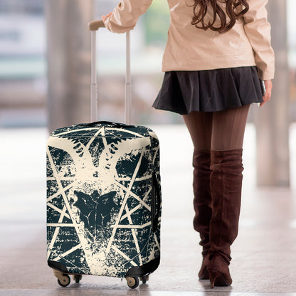 Satan Goat Skull Symbol Print Luggage Cover
