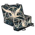 Satan Goat Skull Symbol Print Pet Car Back Seat Cover