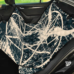 Satan Goat Skull Symbol Print Pet Car Back Seat Cover