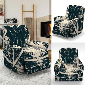 Satan Goat Skull Symbol Print Recliner Slipcover