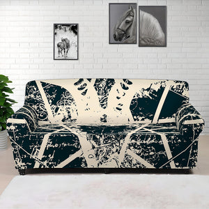 Satan Goat Skull Symbol Print Sofa Cover