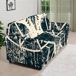 Satan Goat Skull Symbol Print Sofa Cover