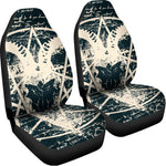 Satan Goat Skull Symbol Print Universal Fit Car Seat Covers